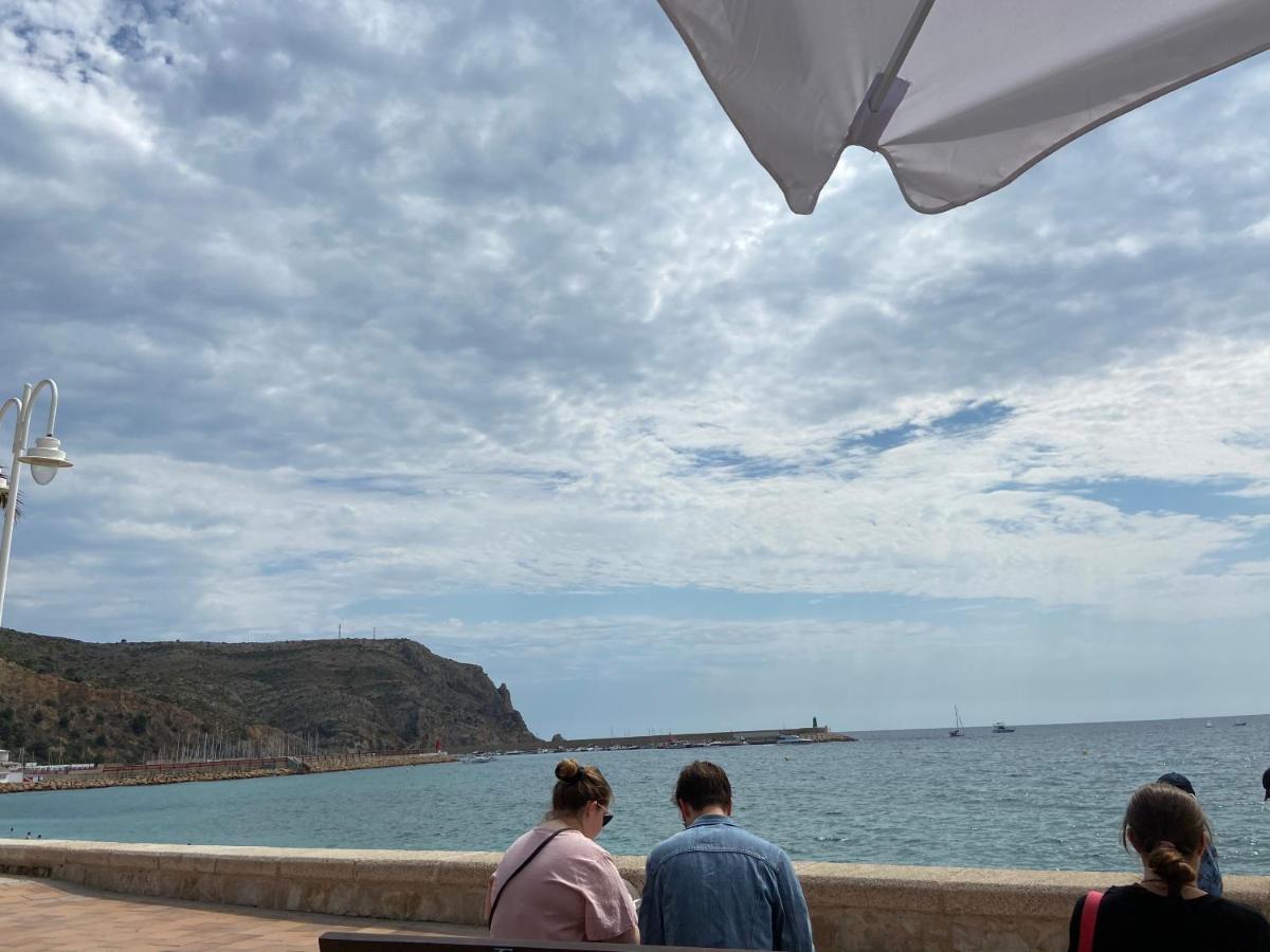 Javea Au Port Vue Mer Devant La Plage Grand Appartement Terrasse Clim Et Wifi Exteriér fotografie
